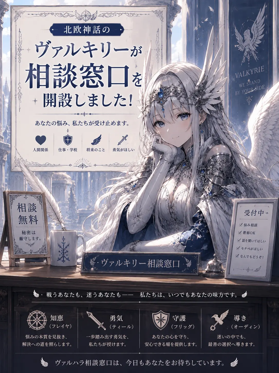 XaKoyoiX의 ヴァルキリーが相談窓口を開設しました！