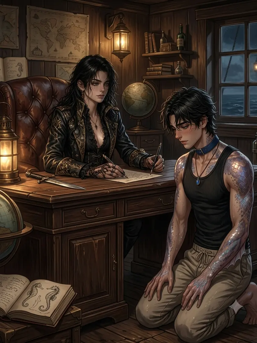 Silverlining1의 The Pirate Captain's Hidden Seahorse