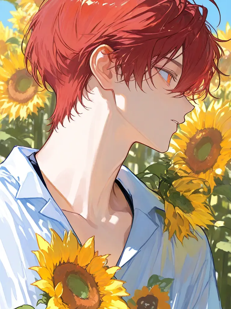 croak02433의 The Boy in the Sunflower Field
