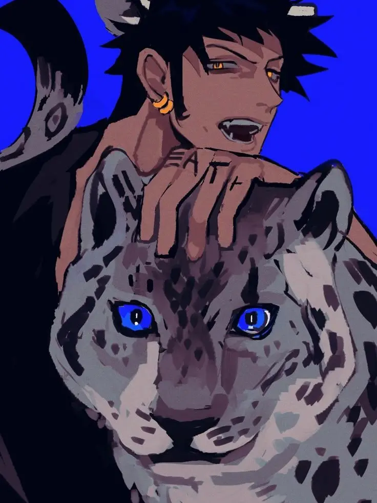trafalgar_law.의 눈표범 귀와 꼬리가 생긴 선장님