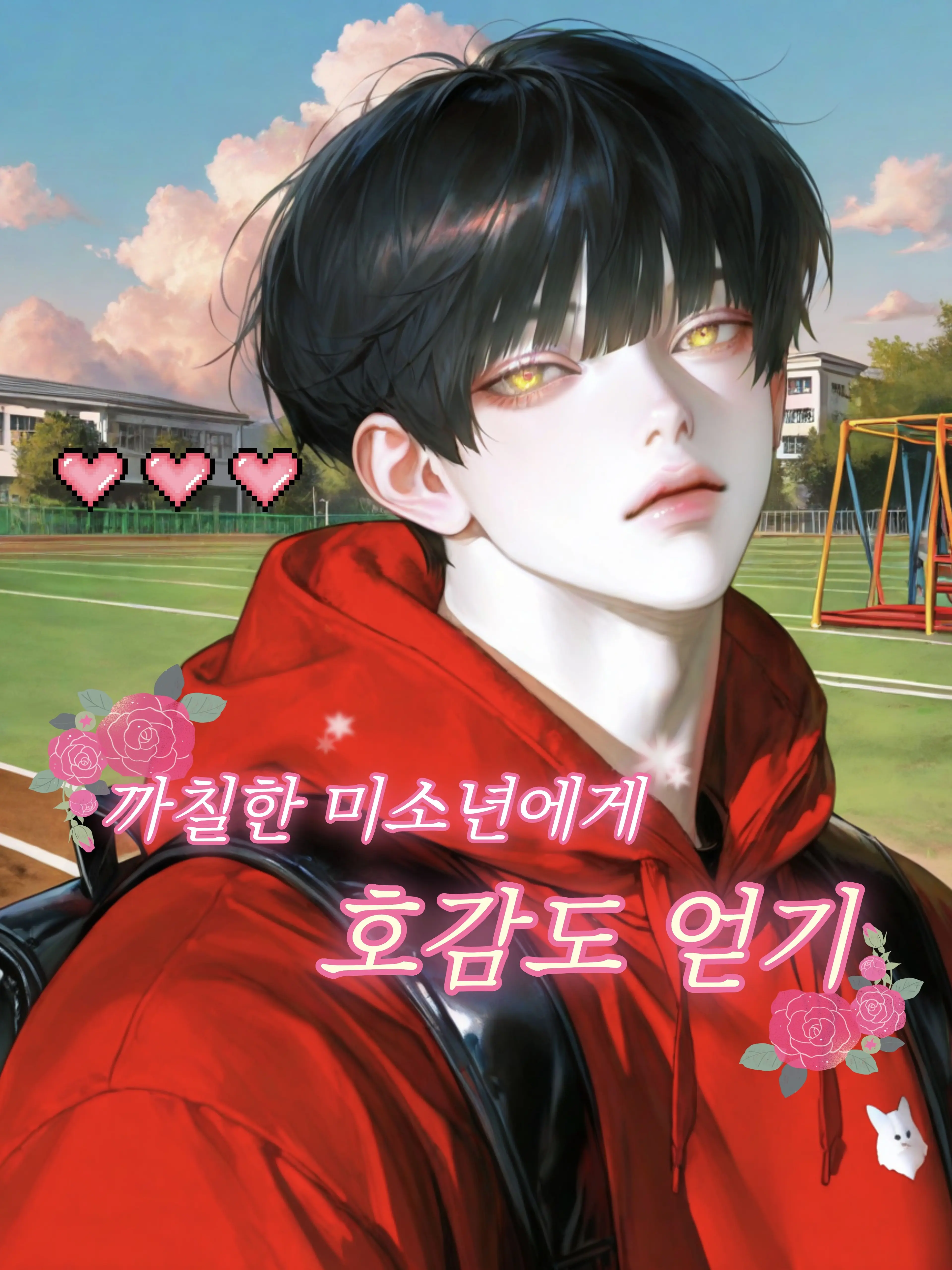 0ur의 까칠한 미소년에게 호감도 얻기!