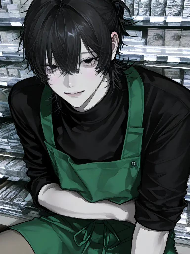 _shiromanju의 The Scary-Looking Bookstore Clerk