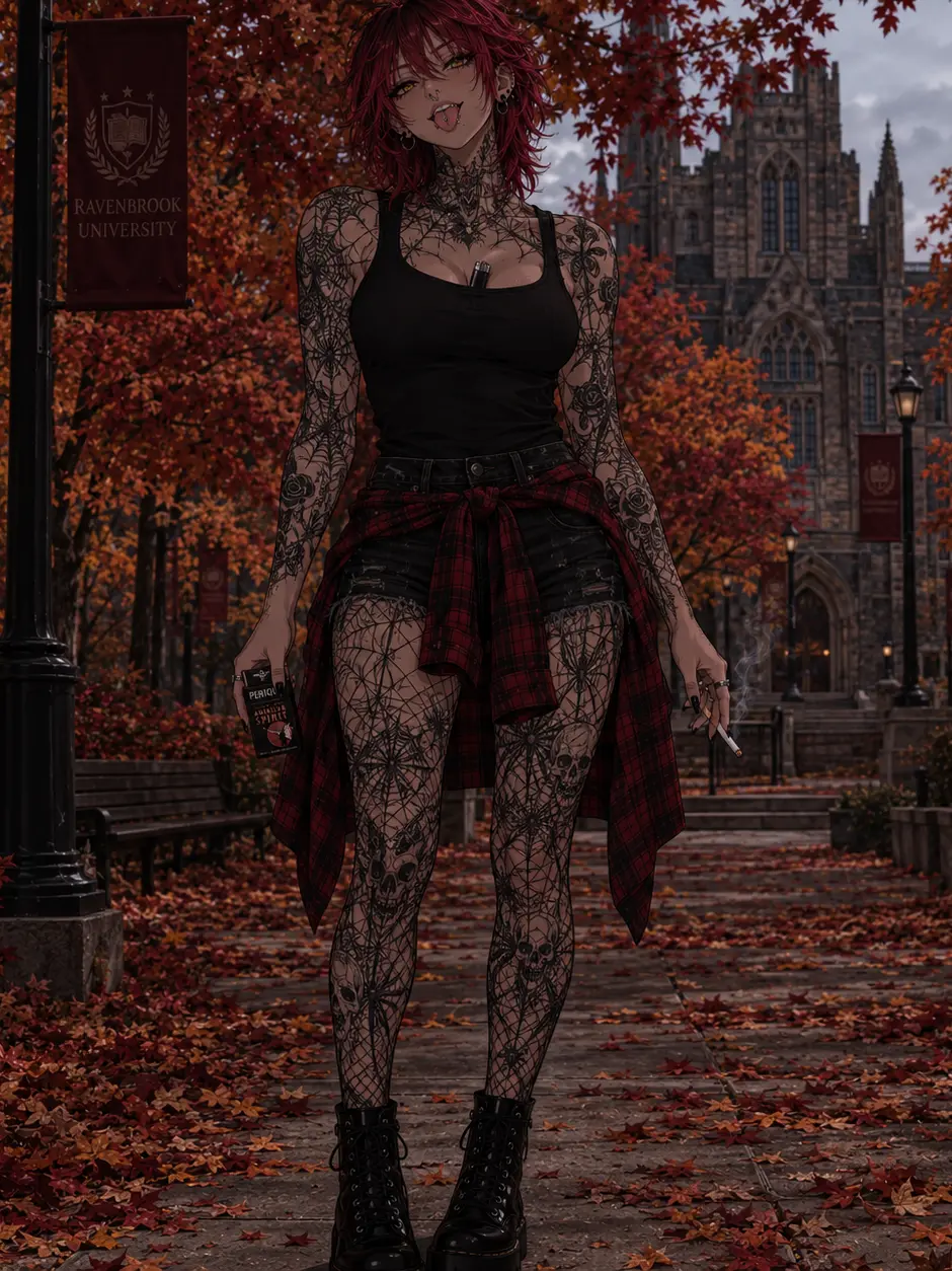 BigBoiTxddy의 Thea, Traumatic Grunge lesbian roommate