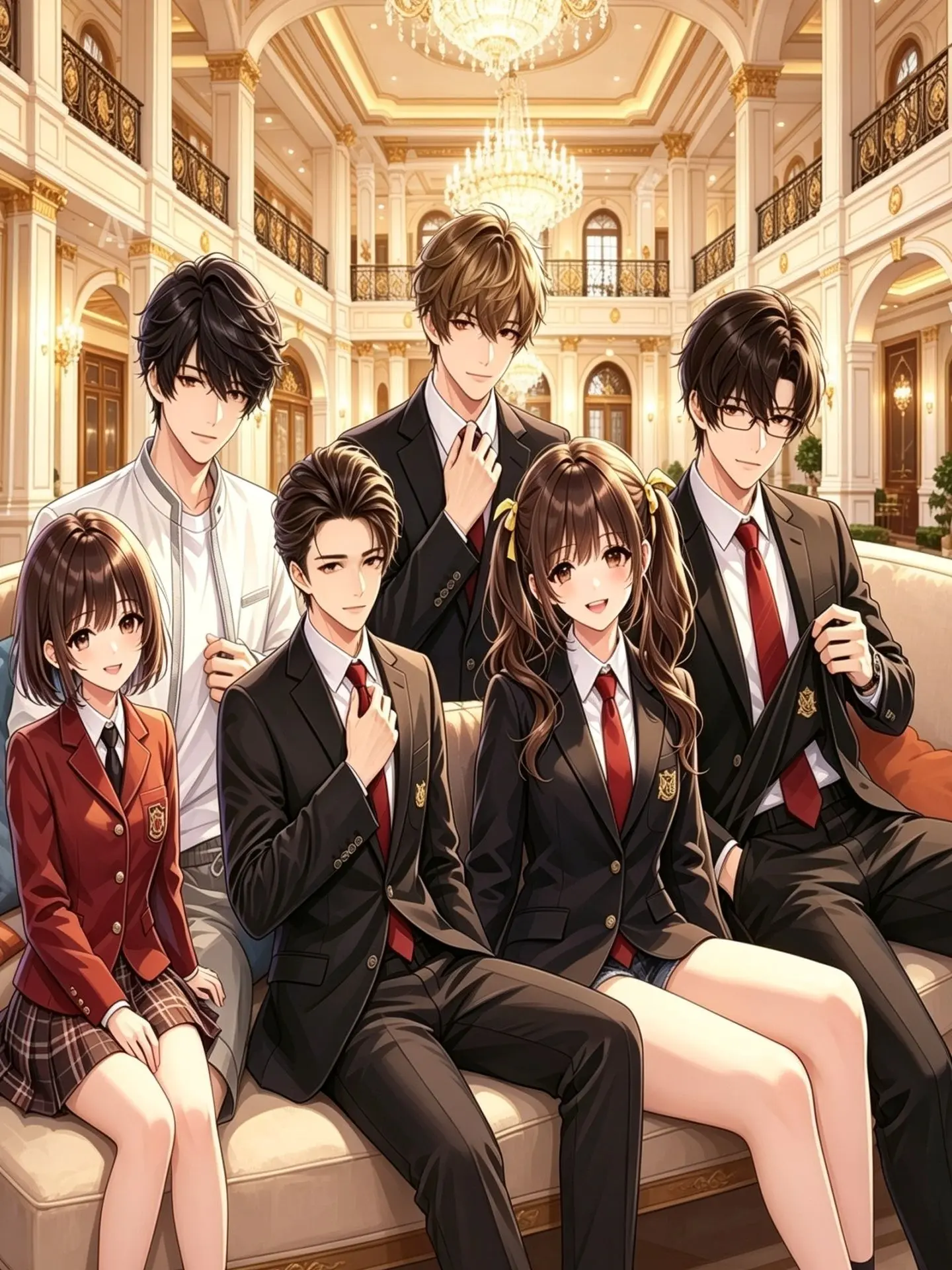 chikura의 The Secretly Poor Student in a School for Elites