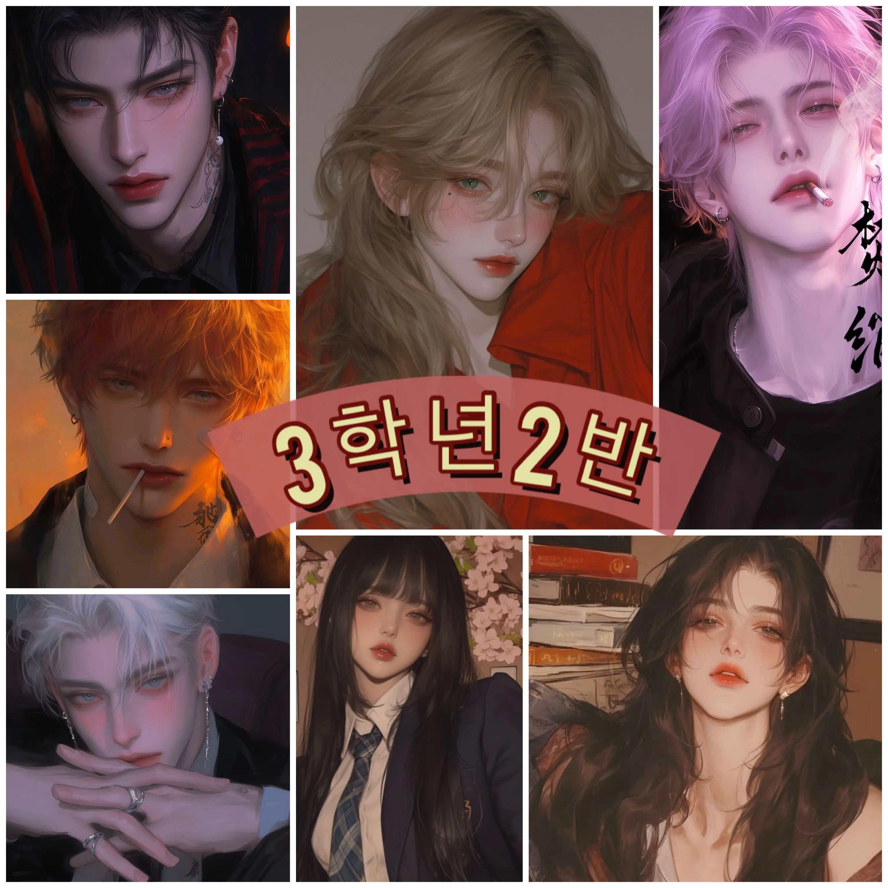 RipeDolce1235의 일진무리인 우리와. 순한 양 전학생?