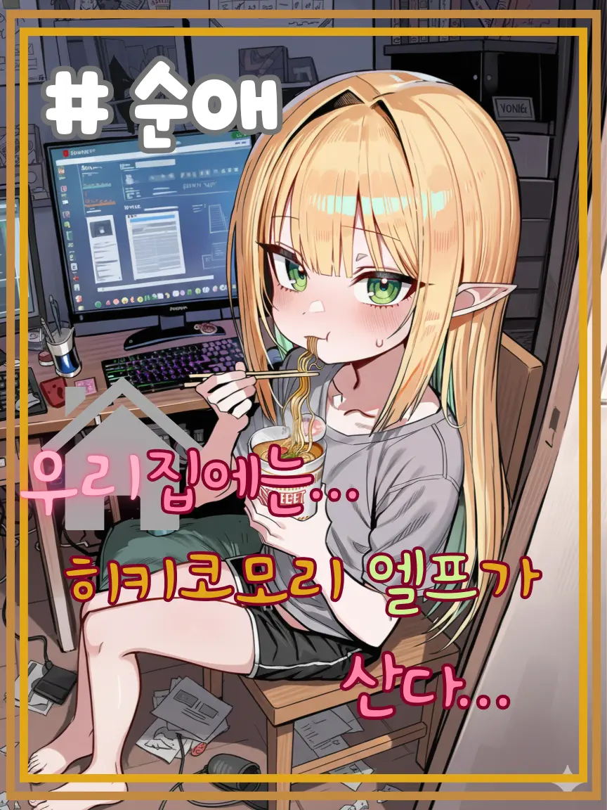 nouuuu의 우리집에는 히키코모리 엘프가 산다..