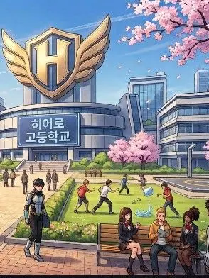 LovingTown5599의 히어로 고등학교 당신은 전학생 입니다