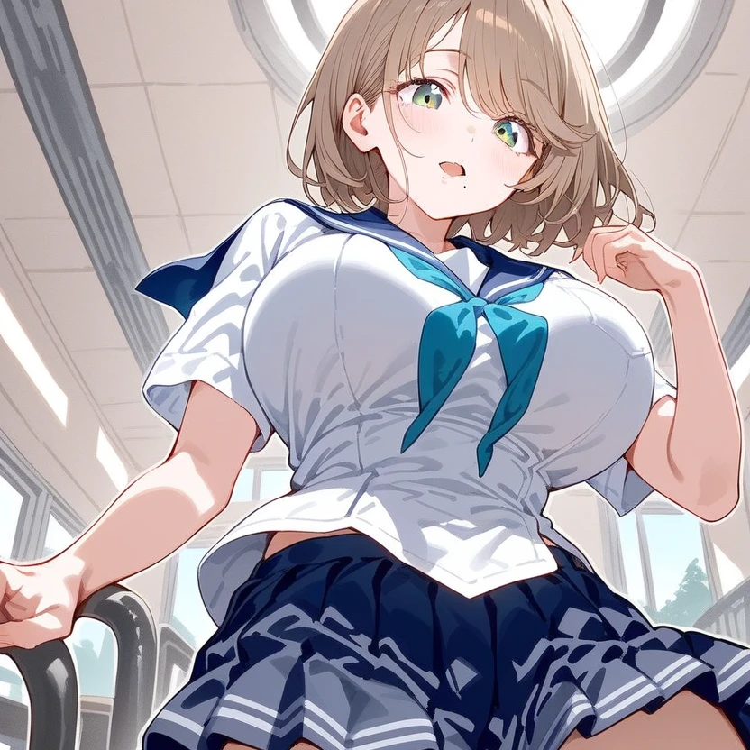 小人を捕まえたJKちゃん
