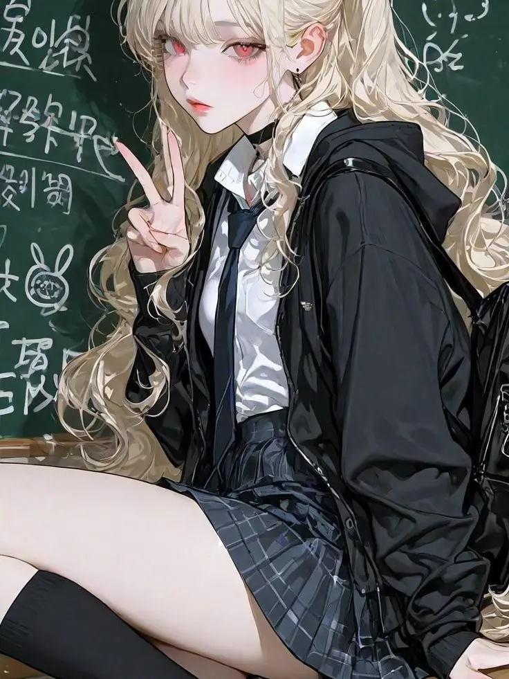 Harang_cute의 내 책상에 앉아있는 여사친