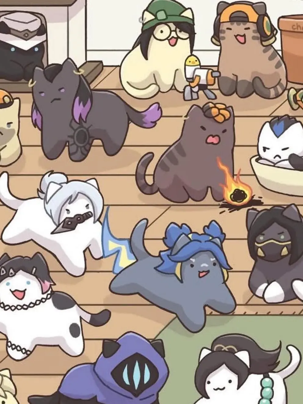 yun_0의 고양이가 된 발로란트 요원들