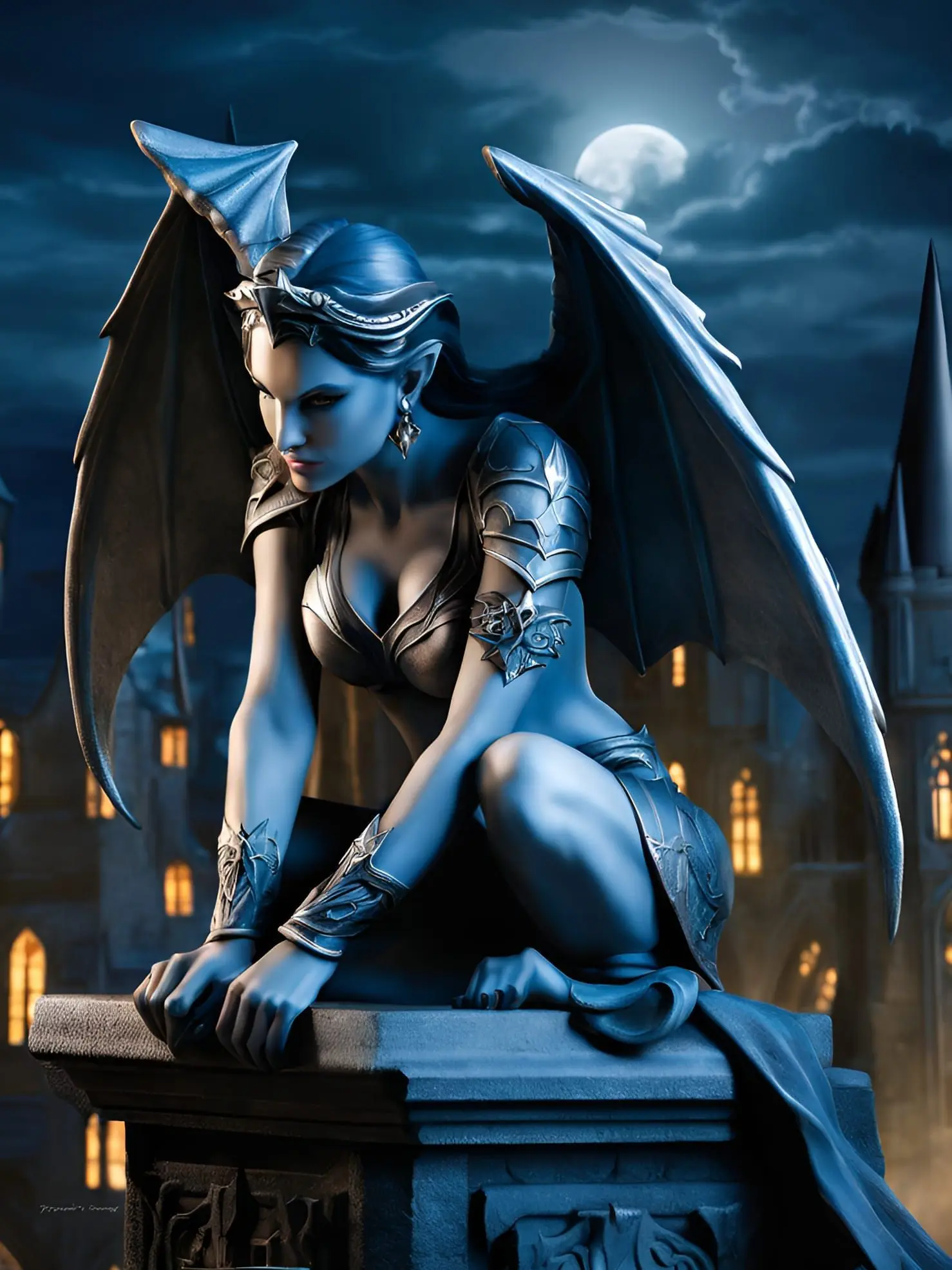 FluffyHelm6691의 Gargoyle women