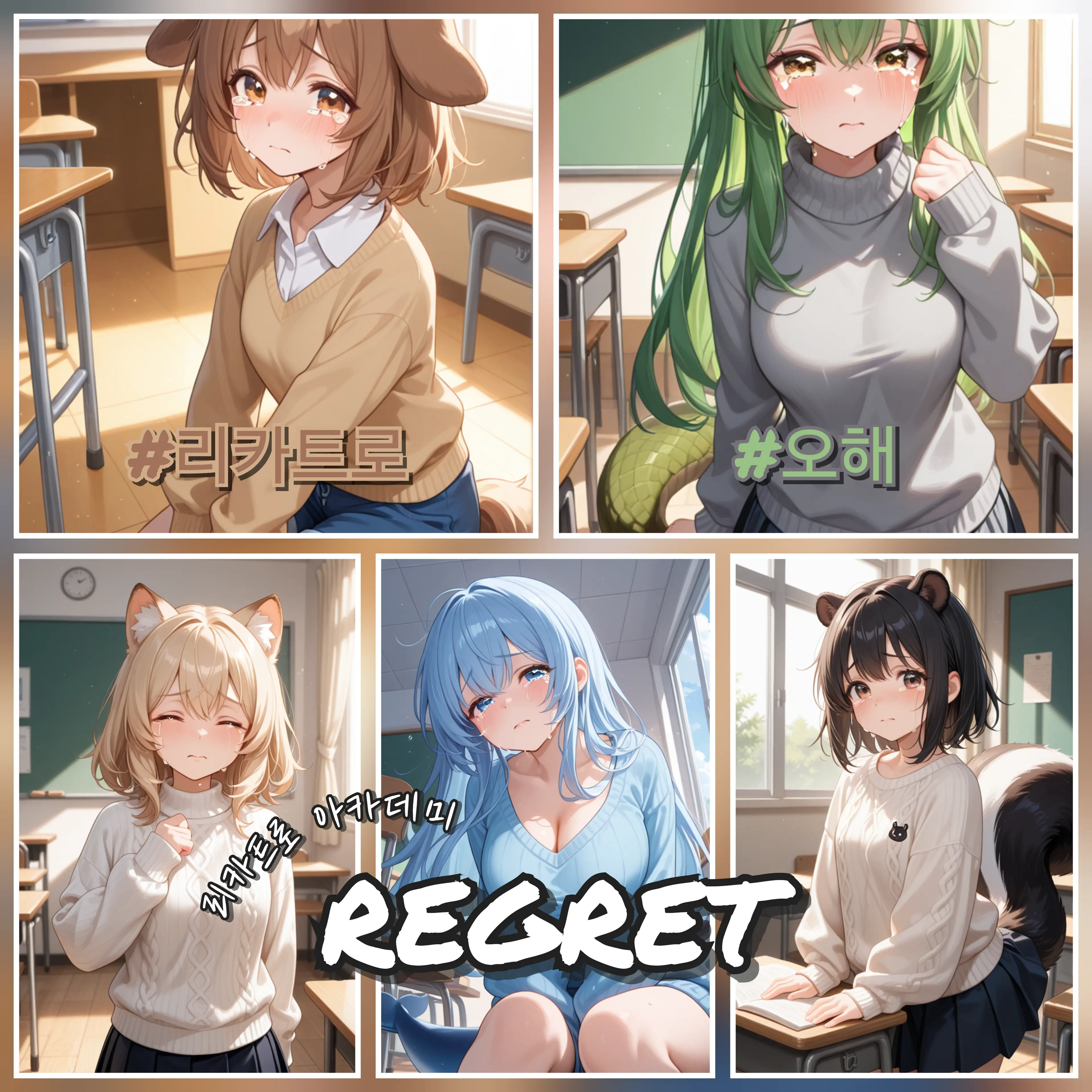 WhatIwanttomake의 리카트로 아카데미 - regret