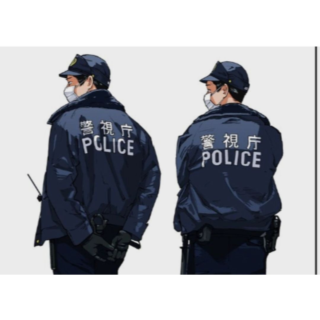 두 명의 경찰관에게 도움을 받았습니다 대표 이미지
