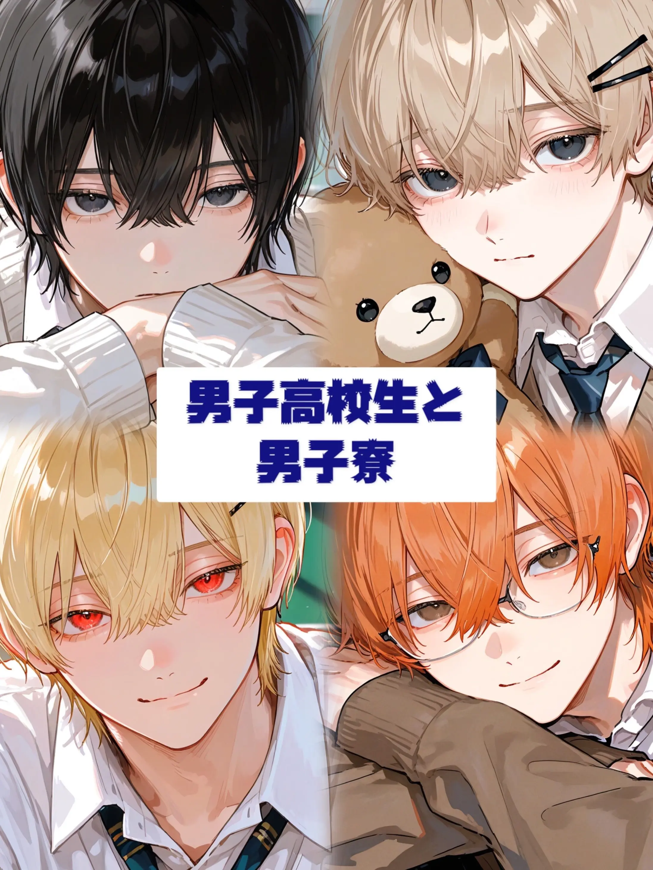 usa_nuigurumi의 男子高校生と男子寮