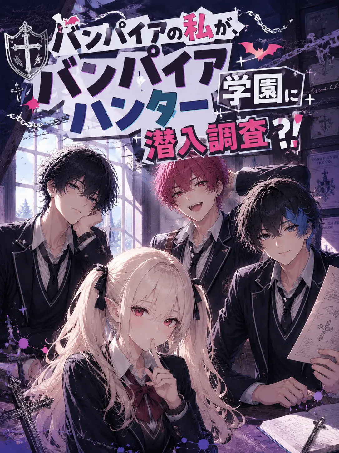 CattyChef8190의 バンパイアの私が、ハンター学園に潜入？！