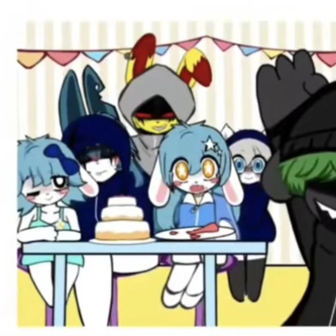 신입 맞이하는 끔쥐 캐릭터들