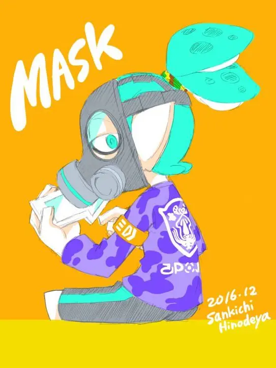 GummyBoas2965의 マスクくんの隣人は人間！