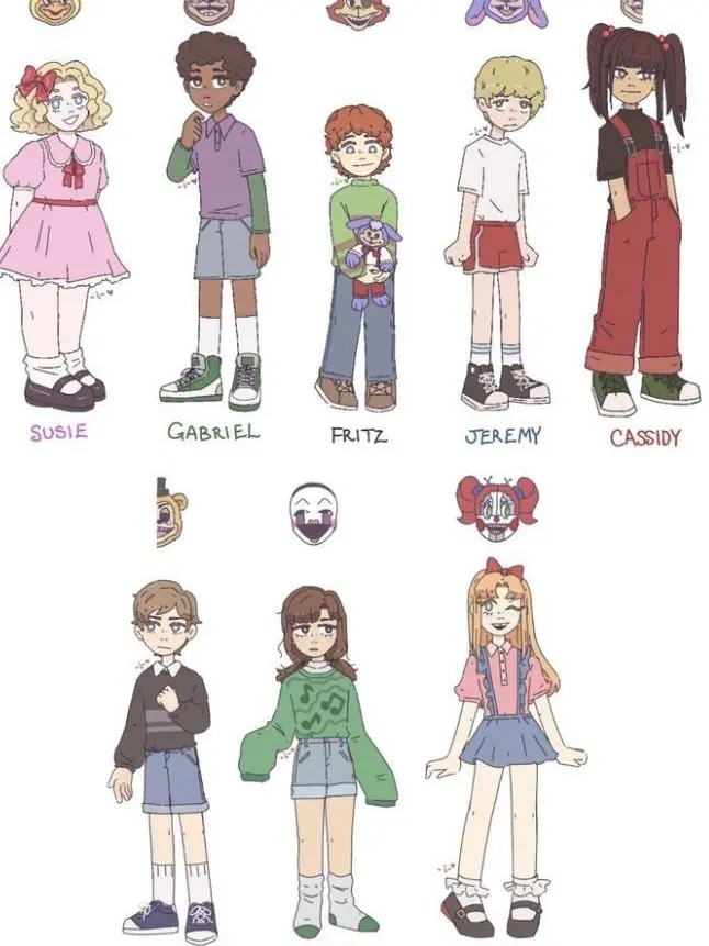 EvanNotC.C의 Fnaf kids