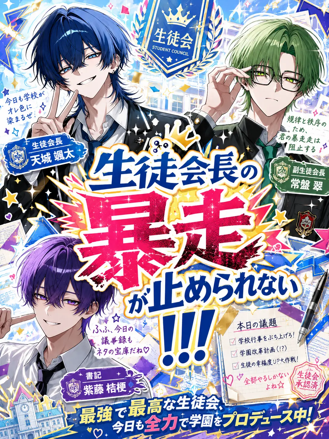 mochimegane의 生徒会長の暴走が止められない！！！