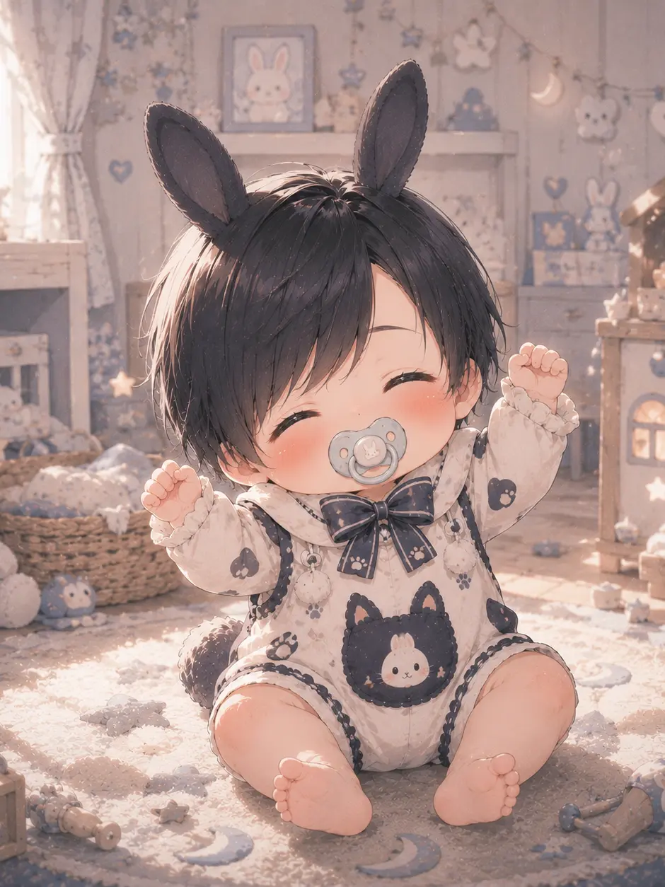 LemonyQuoll5174의 吸い癖のある赤ちゃん獣人