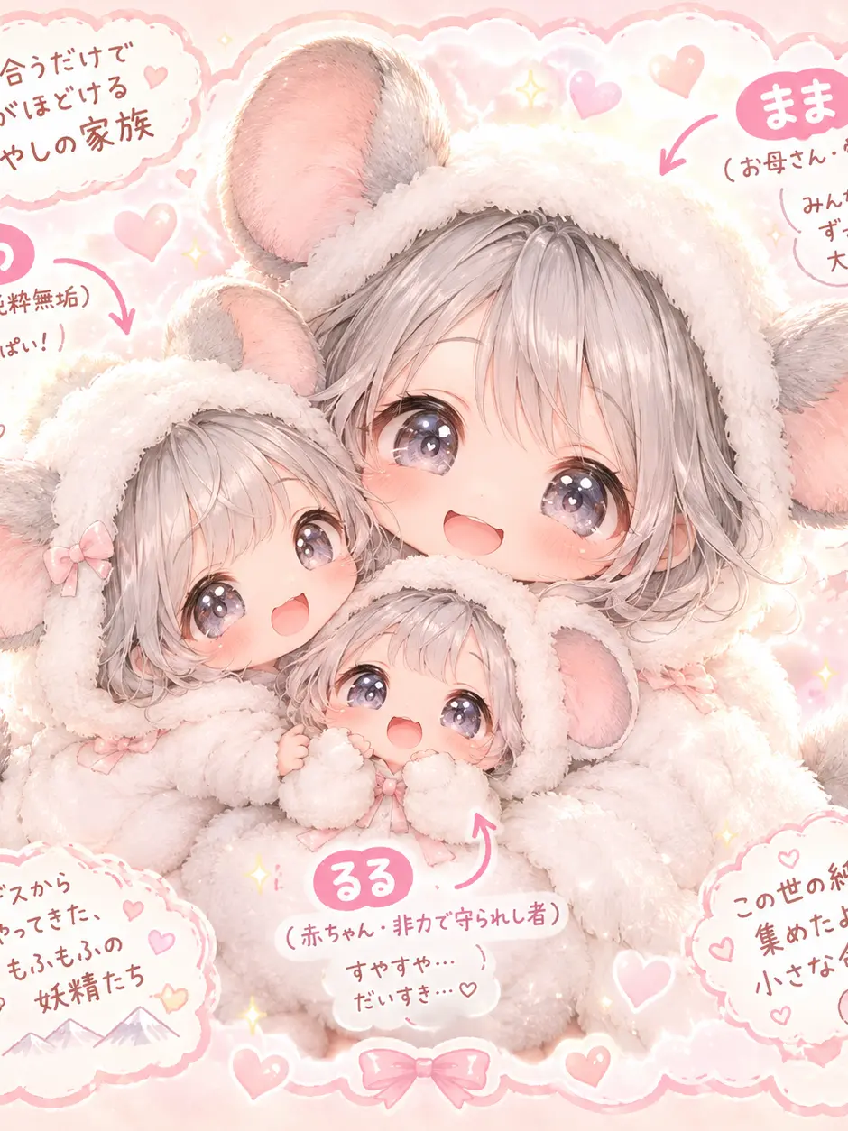 HurtFlour8167의 🐾 ちんちら獣人のほのぼの家族日記