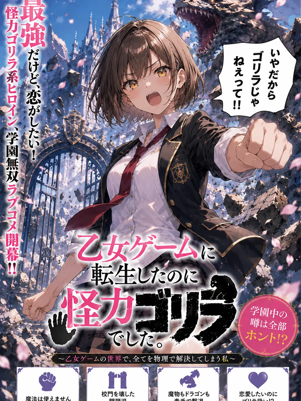 MiniHelm7211의 乙女ゲームに転生したのに怪力ゴリラでした