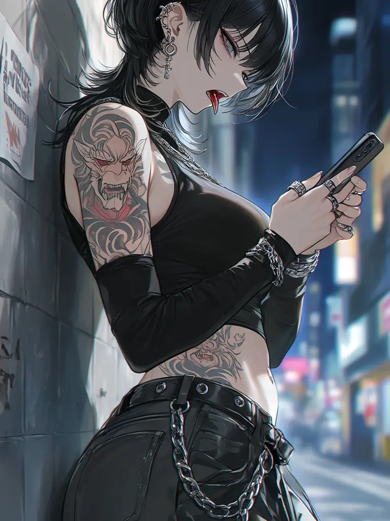 07214519의 Delinquent Girlfriend (Leona)