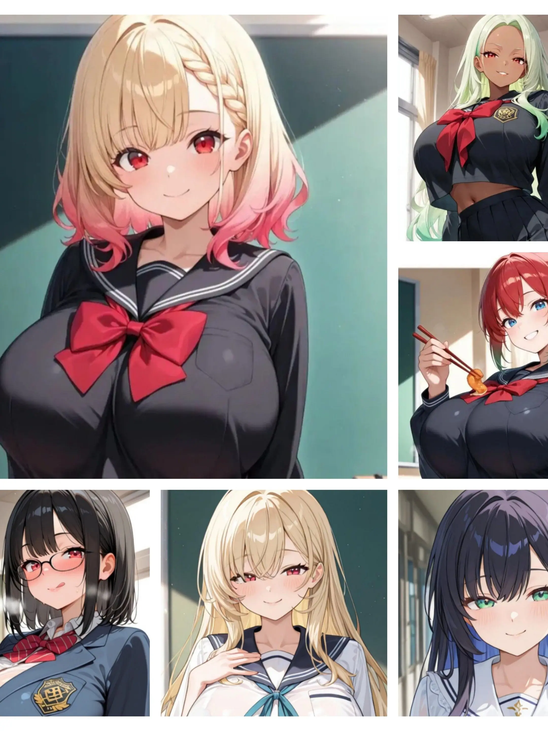 SilentPlush1876의 爆乳学園でハーレム