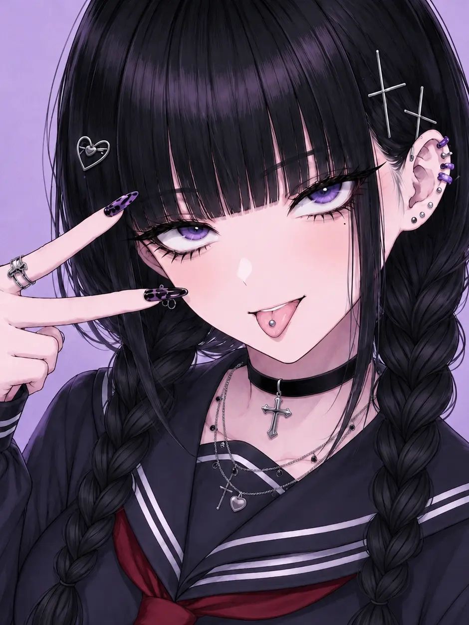 Rurima의 땋은 머리 소녀