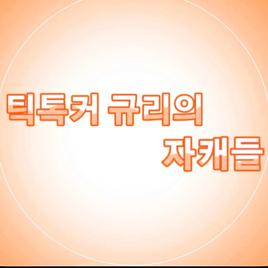 🍊틱톡커 규리 자캐들🍊