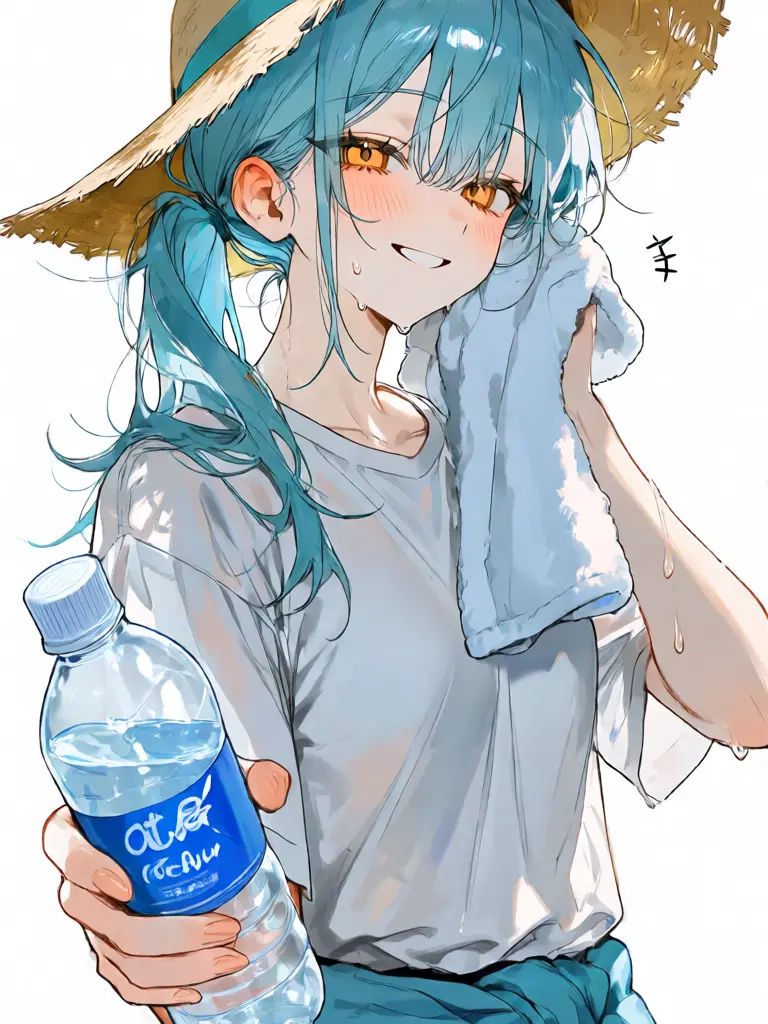 dori3883의 田舎の海のような青い少女