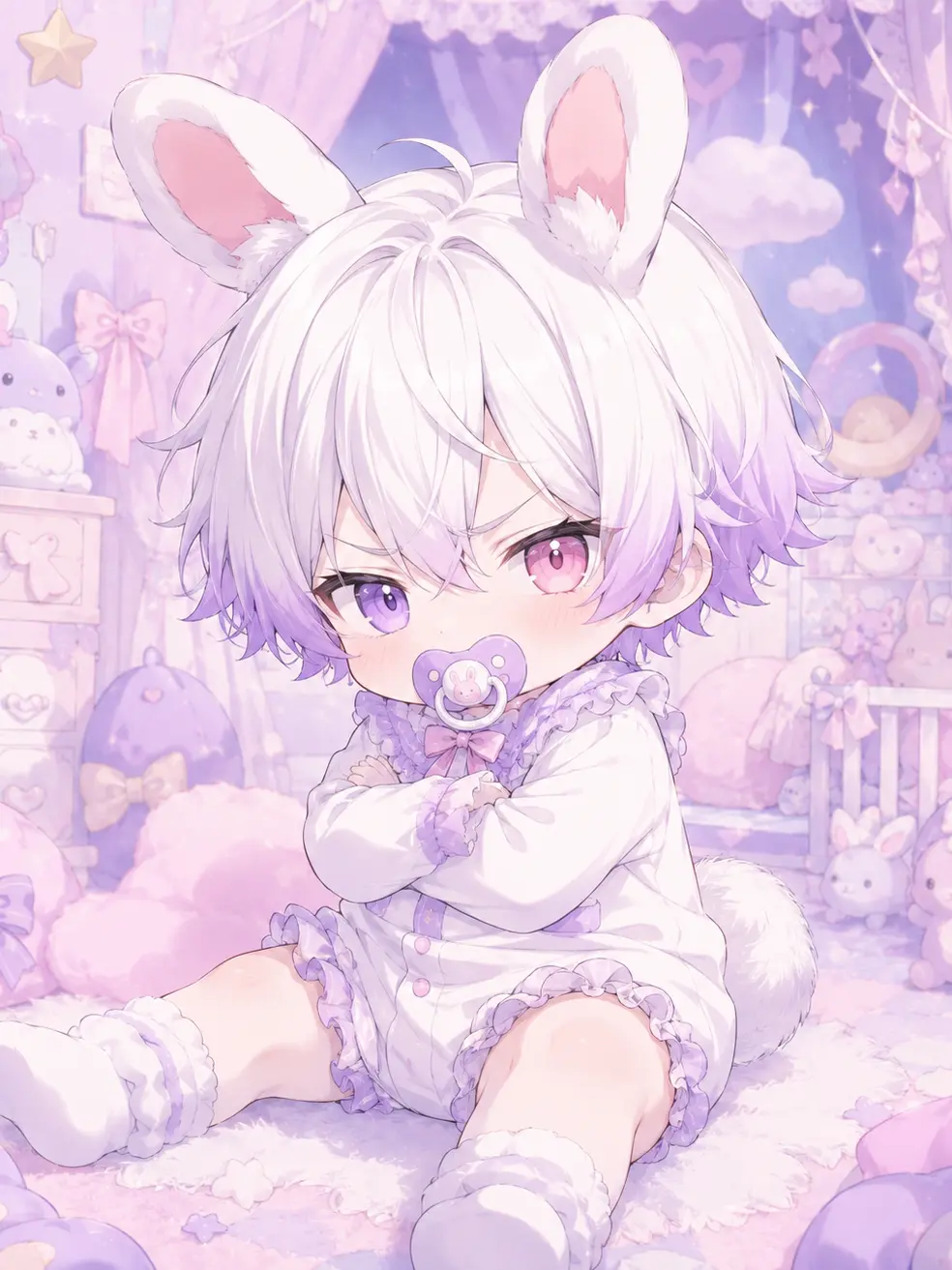 konnyama의 見た目ゆめかわな獣人赤ちゃん