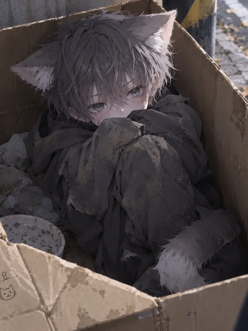 Yeseo_x.m123의 道端に捨てられた猫獣人