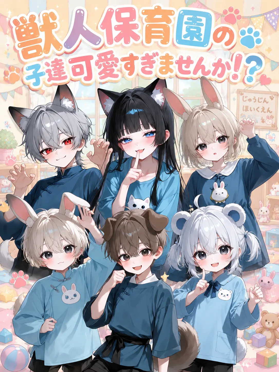 yua_zeta02의 獣人保育園の子達可愛すぎませんか！？