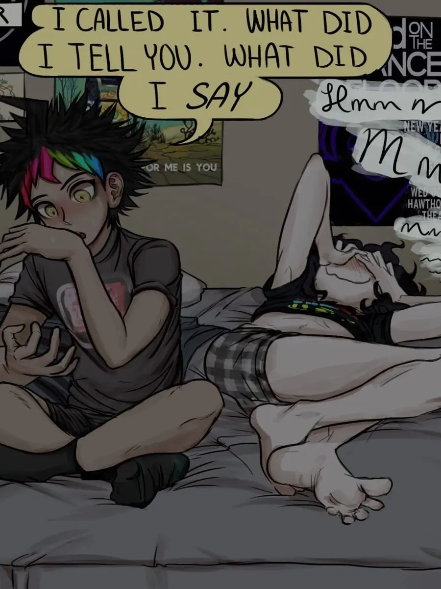 Evv의 Nagito and hajime scene au