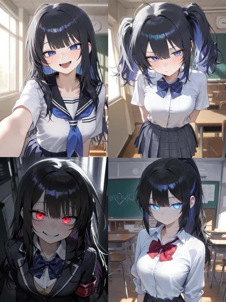 achds의 4중인격 쌍둥이 후배들