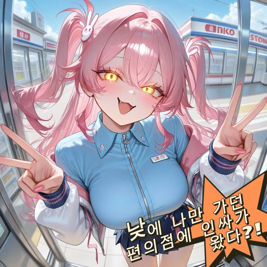 나만가던 편의점에 우리학교 인싸가??