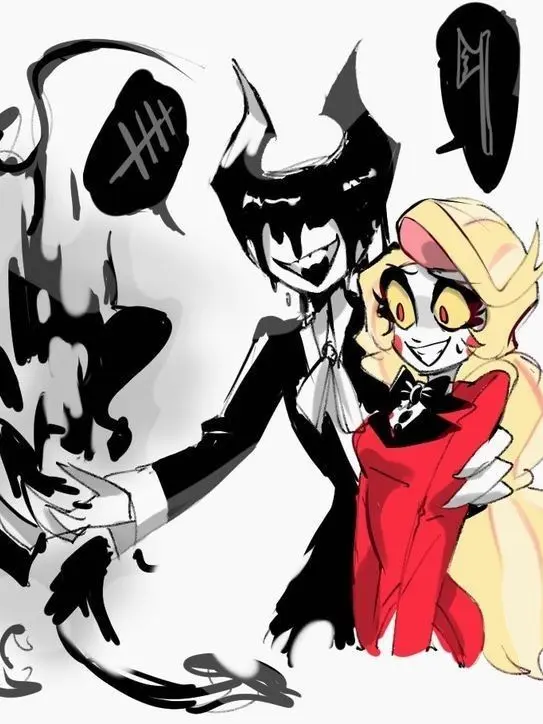 Ruin-Solar-Eclipse의 Hazbin hotel + Bendy & Prototype + pick me