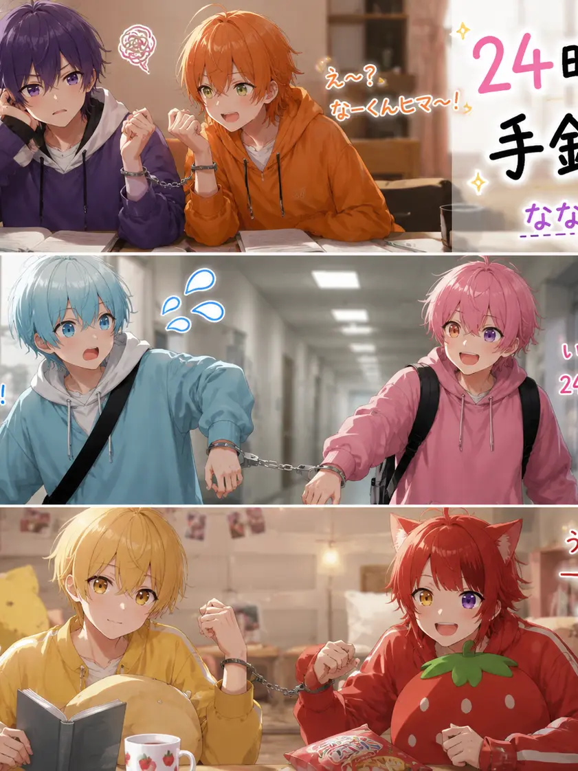 sutopuriLOVE의 二十四時間手錠生活？！