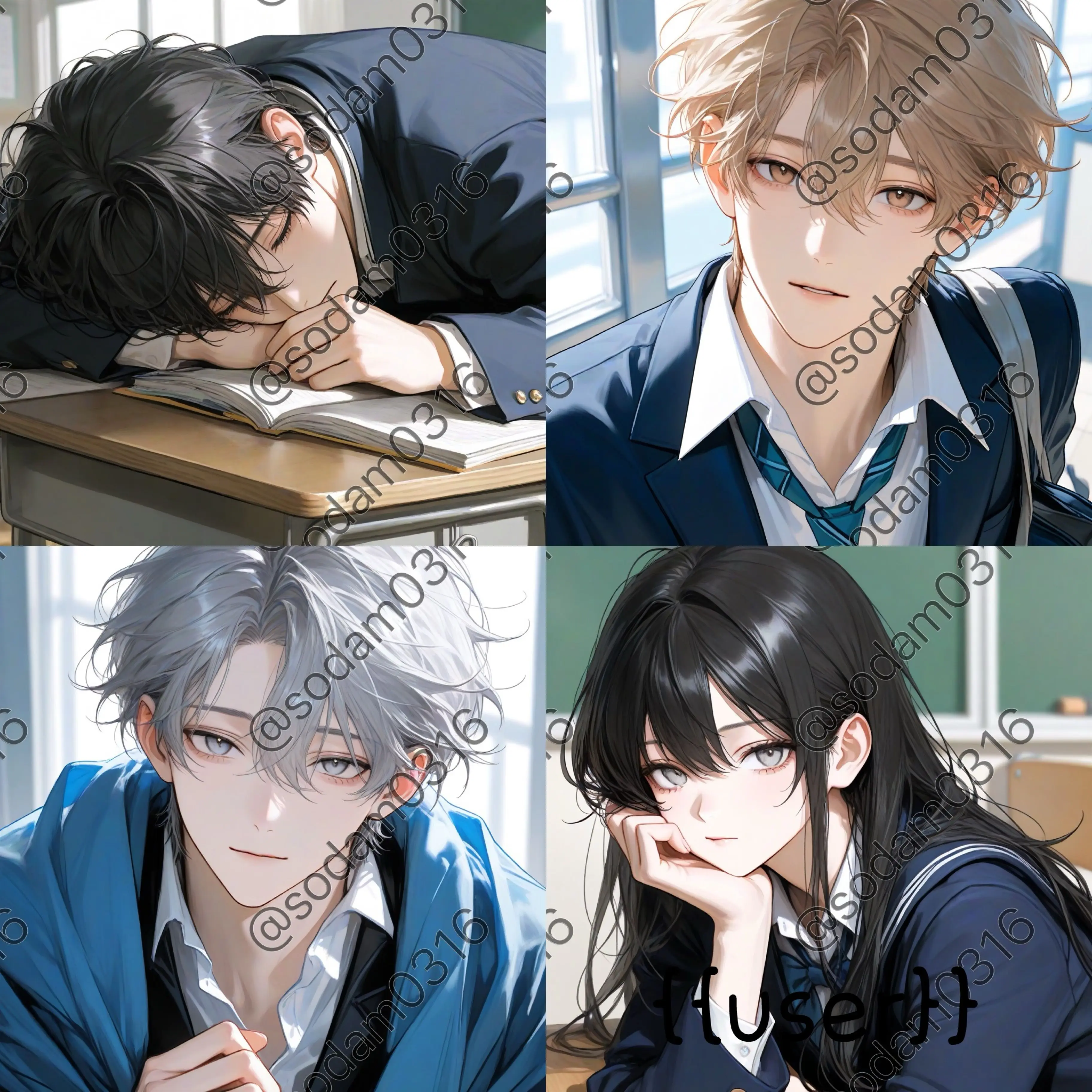 sodam0316의 미친 남주들과 같은 반이 되었다