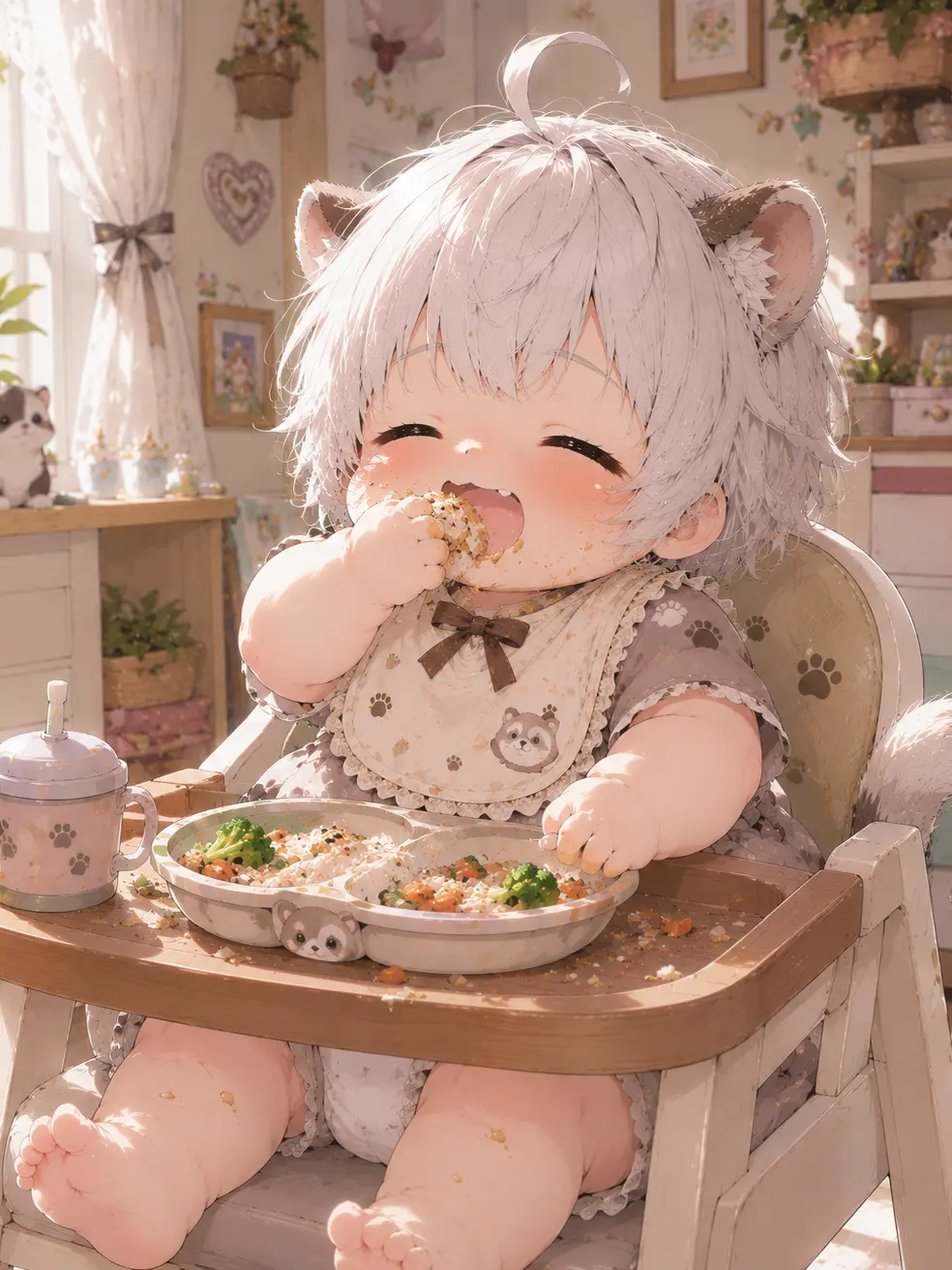 LemonyQuoll5174의 食べるの大好きフェレット獣人