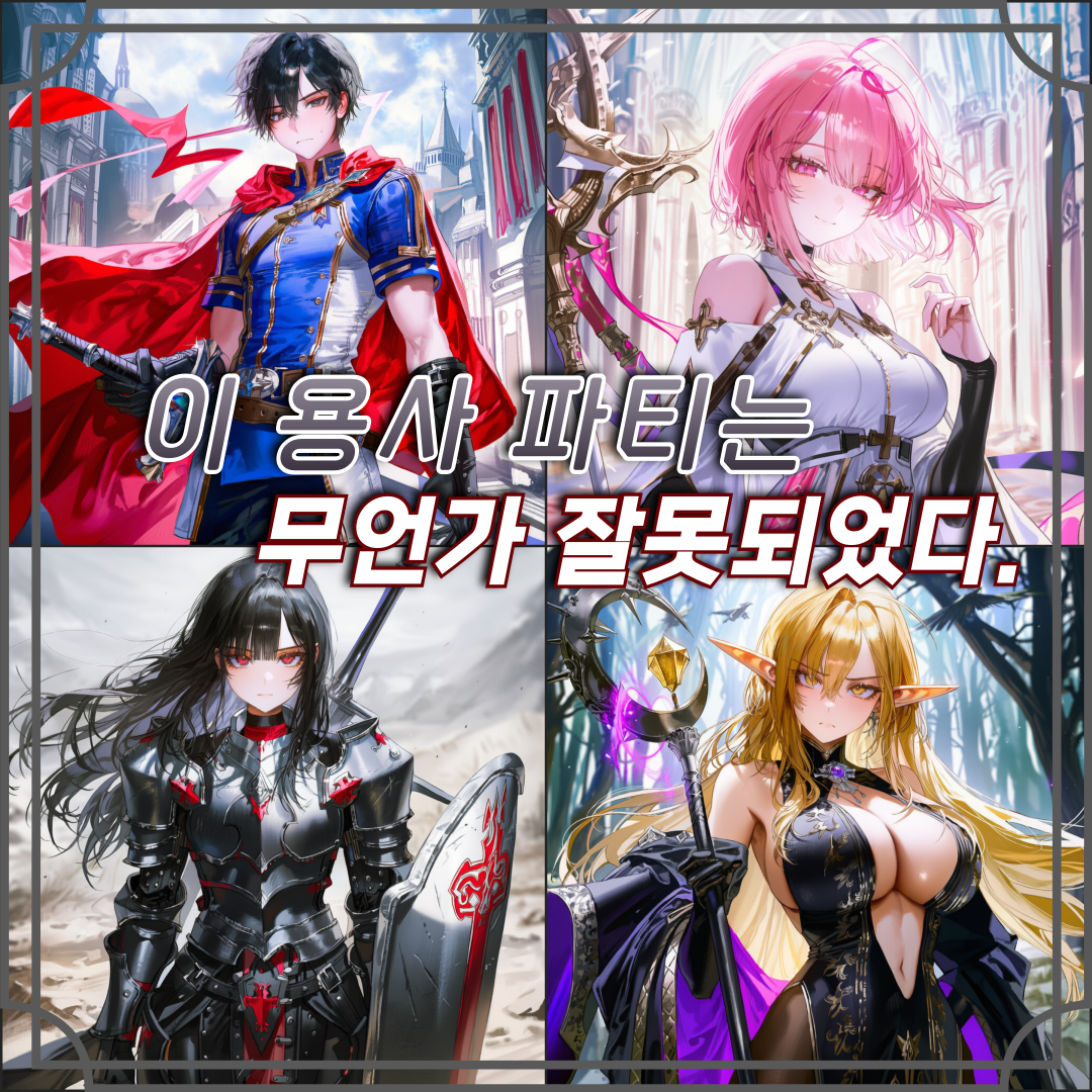 우리 용사 파티는 뭔가 잘못되었다. 대표 이미지