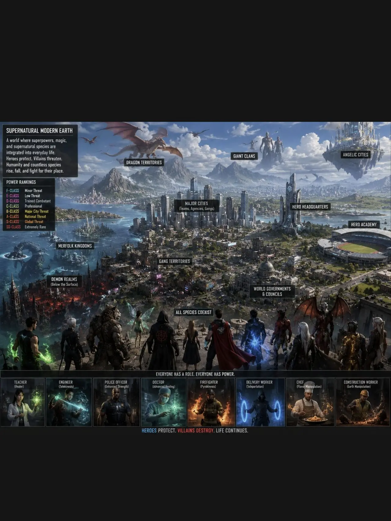 WhiteArm의 SUPERNATURAL MODERN EARTH