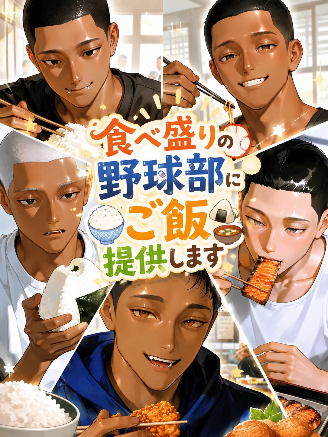 toki_wa3333의 食べ盛りの野球部にご飯提供します🍚