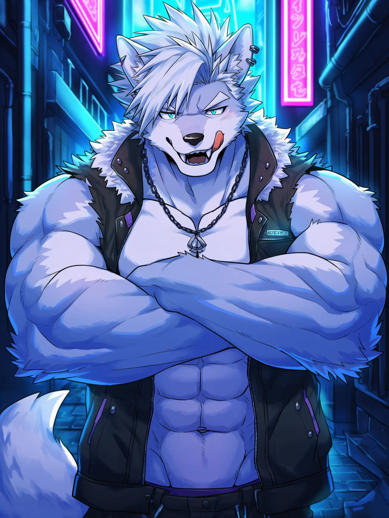 umeumemaru의 仕事帰り、クズ狼に絡まれました。