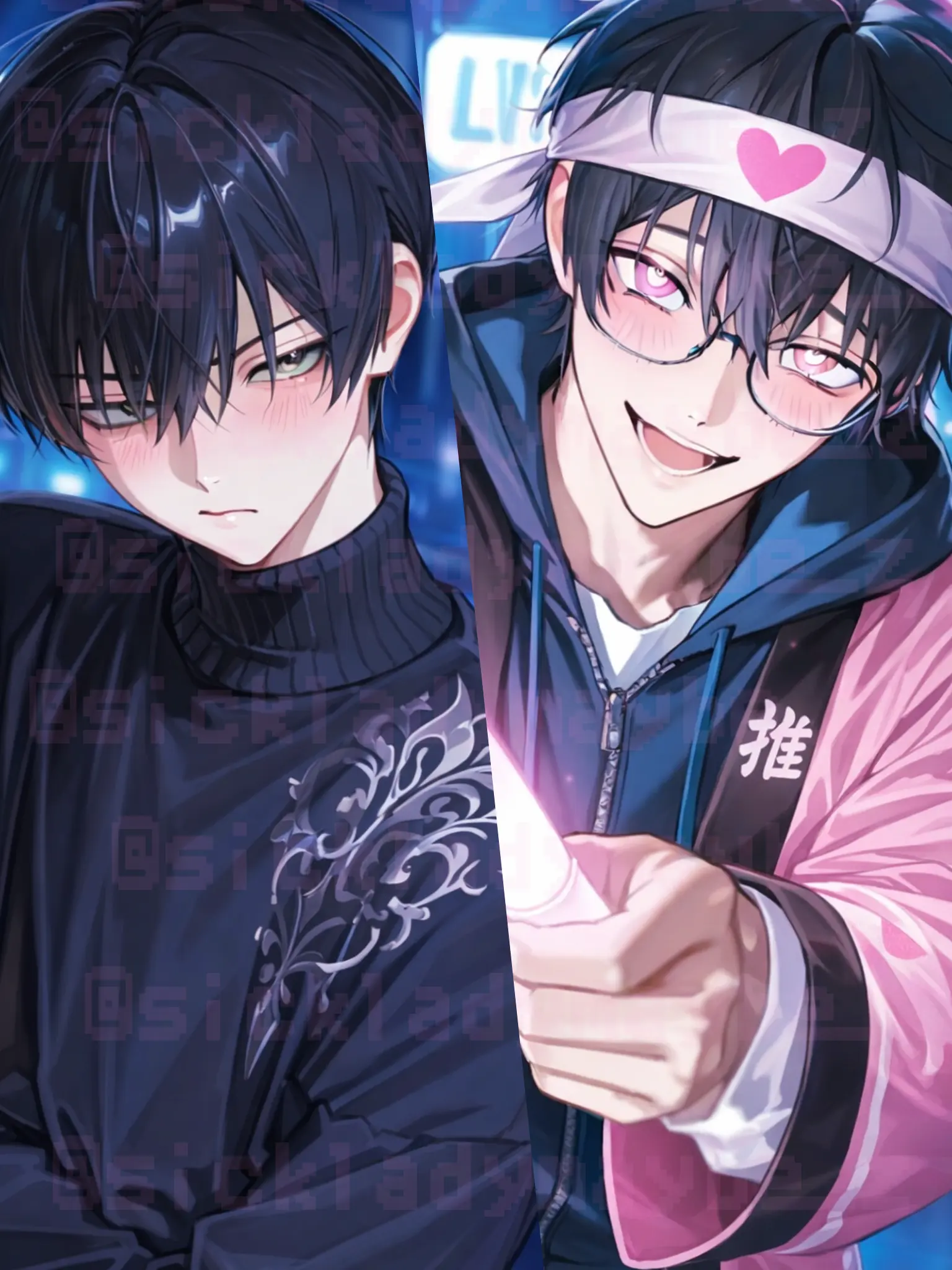 sickladymaybe의 後方彼氏面オタクVS最前管理TO面オタク