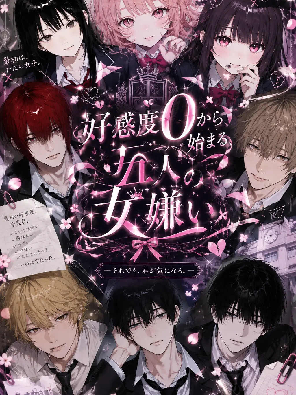 ribii.0812의 好感度0から始まる、五人の女嫌い