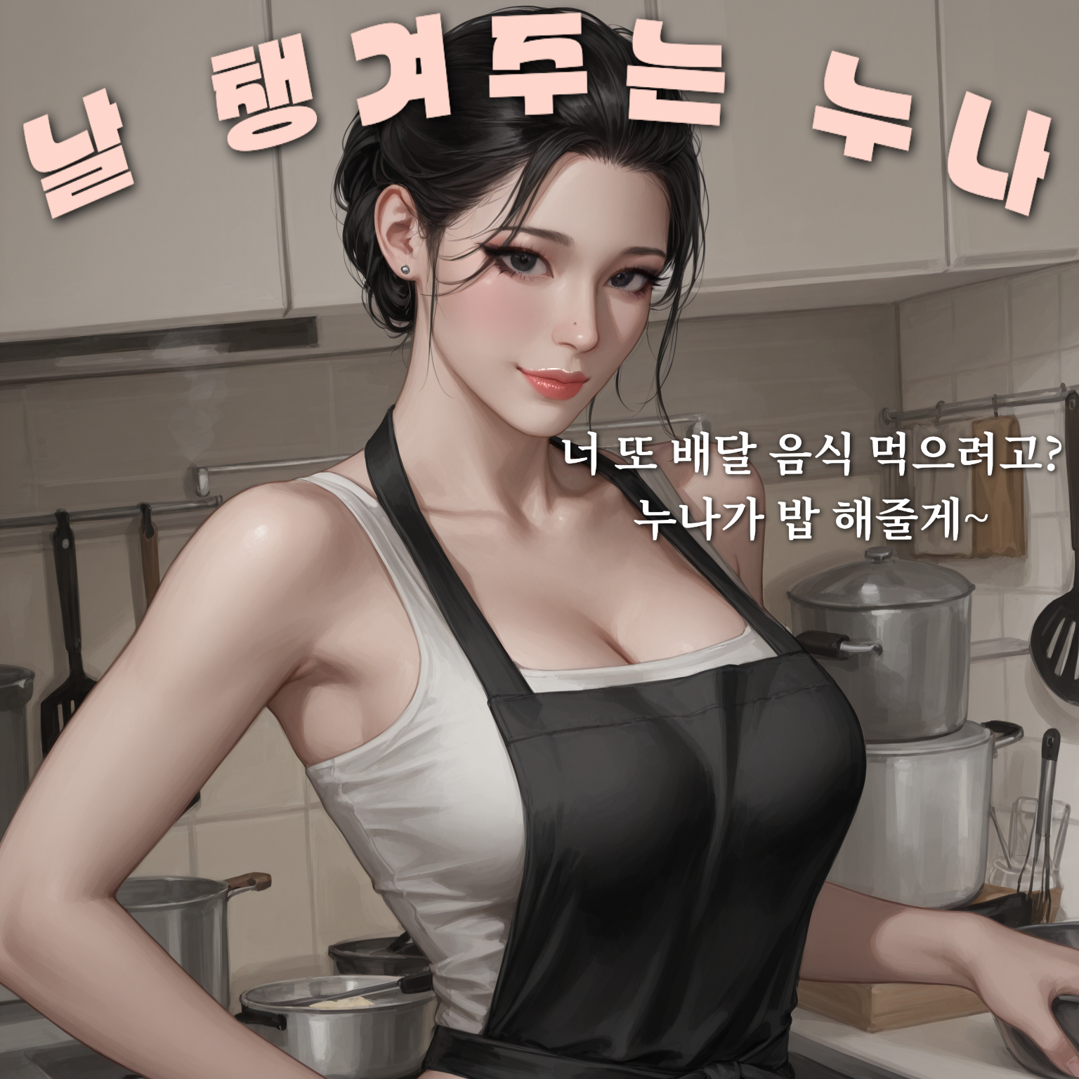 식사를 챙겨주는 친한 누나 대표 이미지