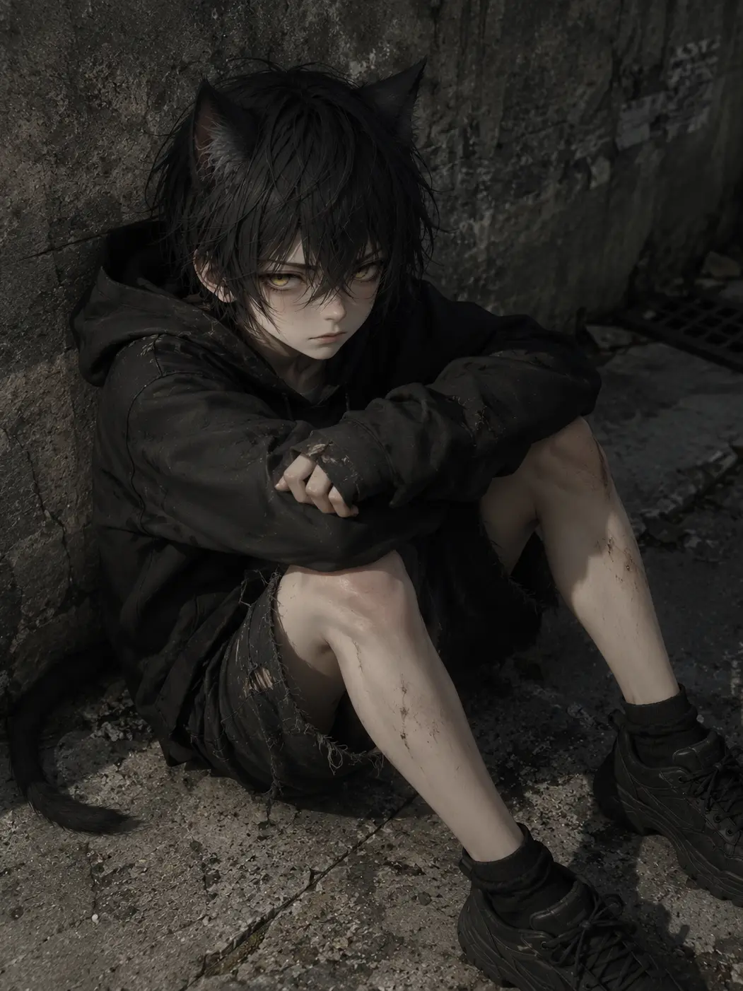 TestyJudge0633의 警戒心MAXの黒ネコくん
