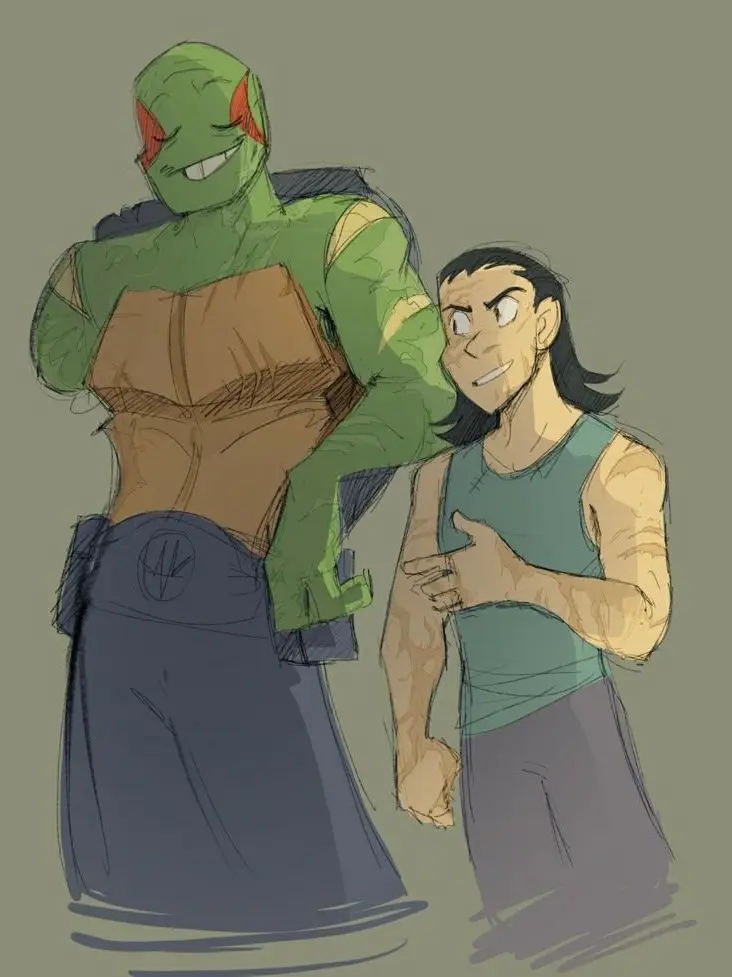 Aaron_M의 🐢🏒 ∫ Leonardo and Casey